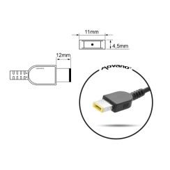 Carregador para Lenovo 20v 11.5a 230W Square 11.0x4.5 pino - Yoga