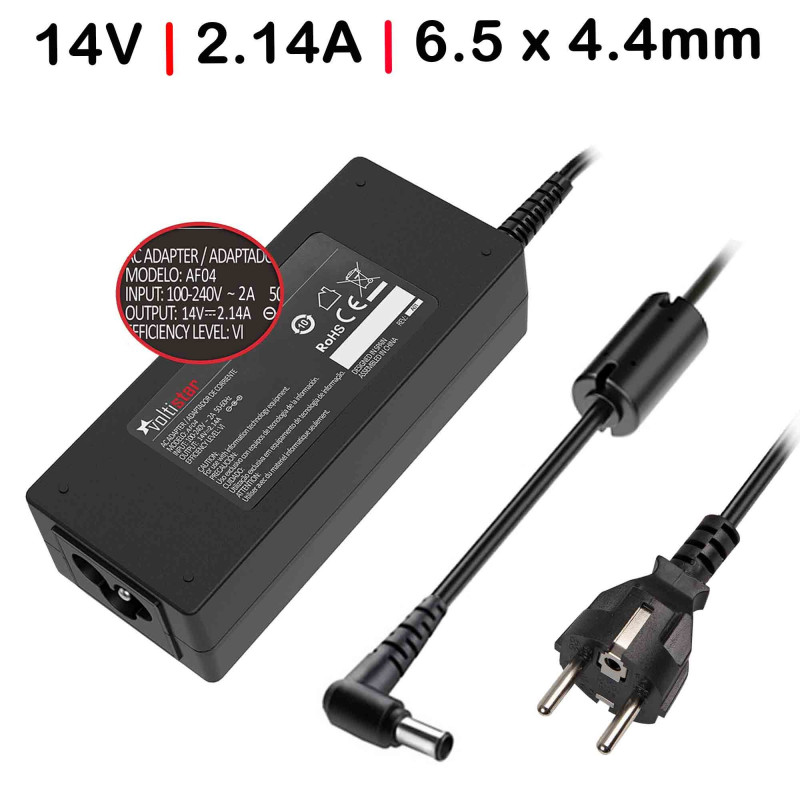 CARREGADOR PARA MONITOR 14V 2,14A 6,5 X 4,4MM 30W