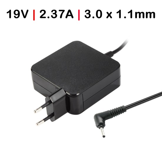CARREGADOR PARA PORTÁTIL ASUS 19V 2.37A 3.0X1.1MM