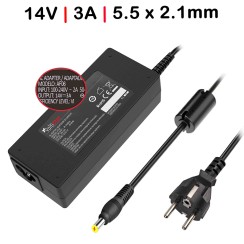 CARREGADOR PARA PORTÁTIL SAMSUNG 1701FP 1702FP 1900FP 14V 3A 42W