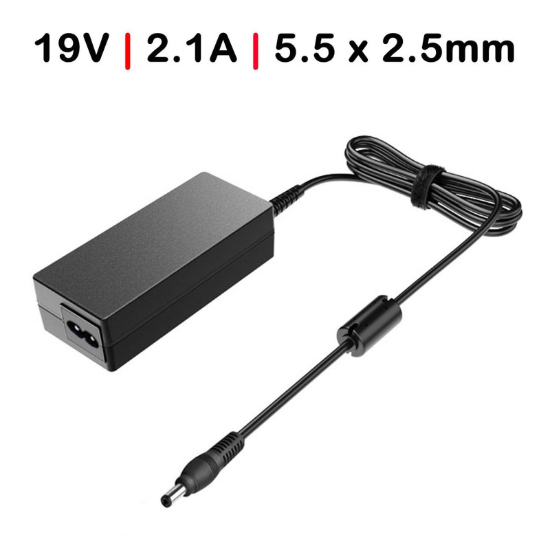 CARREGADOR PORTÁTIL PARA PORTÁTIL TOSHIBA MINI NB200 NB205 NB300 19V 2.1A