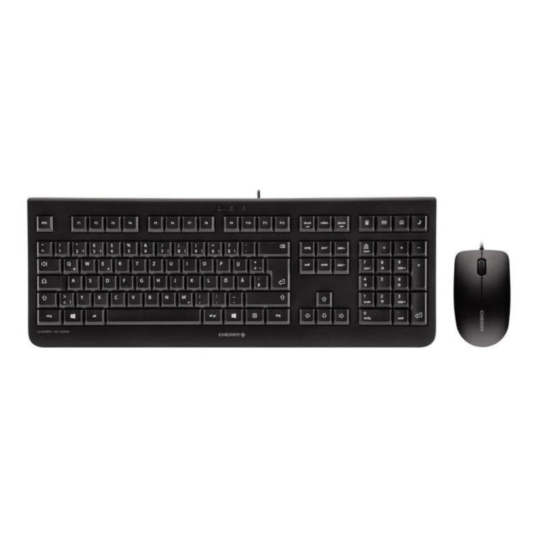 Cherry Teclado + Rato DC 2000 USB, Preto, Novo