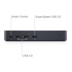 Dell Estação de Acoplamento D3100 - USB 3.0, A+ + Carregador Incluído