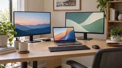 Como ligar dois monitores a um portátil